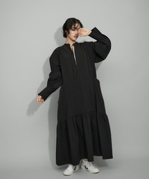 ADAM ET ROPE'（アダムエロペ）の「カットジャガードワンピース