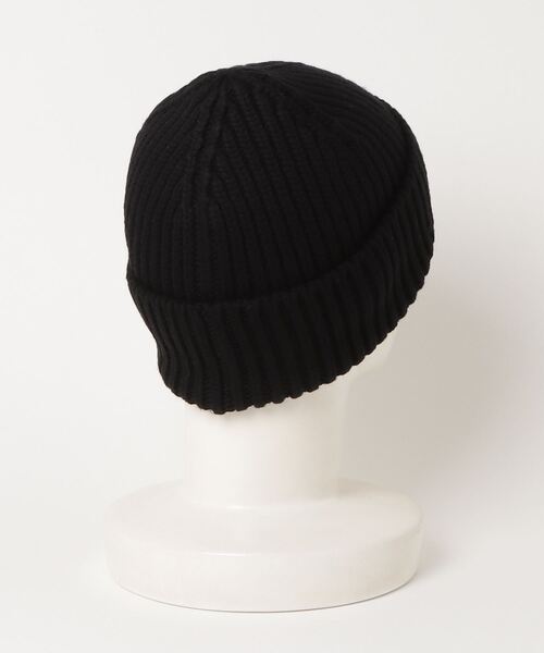 MONCLER（モンクレール）の「KNIT HAT（ハット・メンズ・ブラック・ONE SIZE）」の2枚目の写真