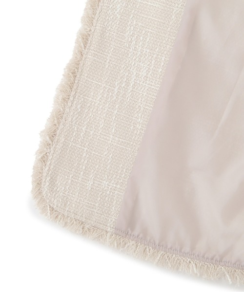 N.（N. Natural Beauty Basic）（エヌエヌナチュラルビューティーベーシック）の「◆フリンジツイードジレ（ベスト・レディース・グレー/ナチュラル・MEDIUM）」の20枚目の写真