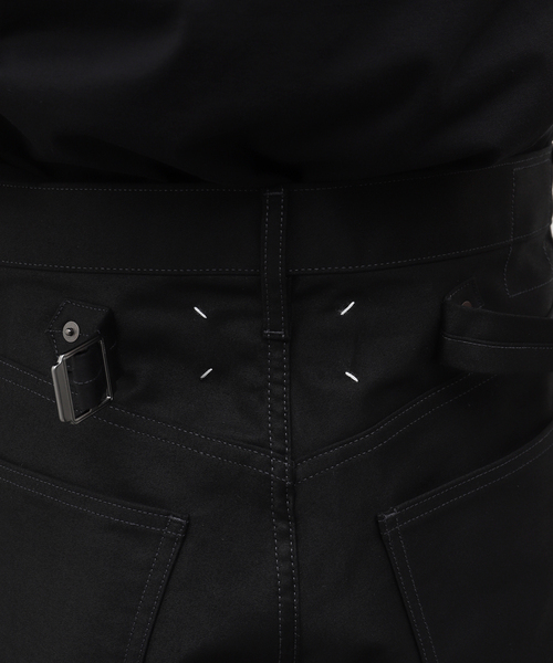 Maison Margiela(メゾンマルジェラ)の「Maison Margiela (メゾン マルジェラ) Moleskin 3DWide 5PK S67LA0039/M35096(スラックス・メンズ・ブラック・30/29/31/32)」の13枚目の写真