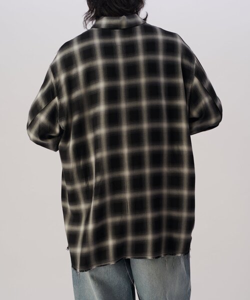 み*様 Lui's(ルイス)25SS オンブレーダメージチェックシャツ Lui's（ルイス）の「オンブレーチェックダメージシャツ（シャツ