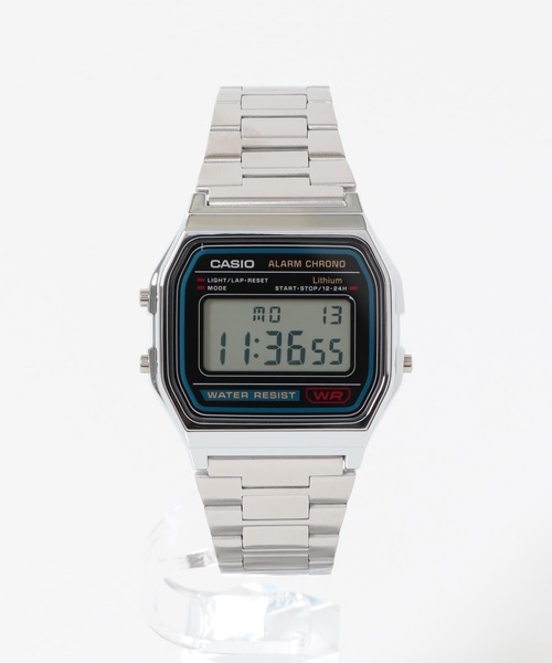 CASIO(カシオ)の「CASIO A158WA-1JH(アナログ腕時計・メンズ・シルバー・FREE)」の3枚目の写真