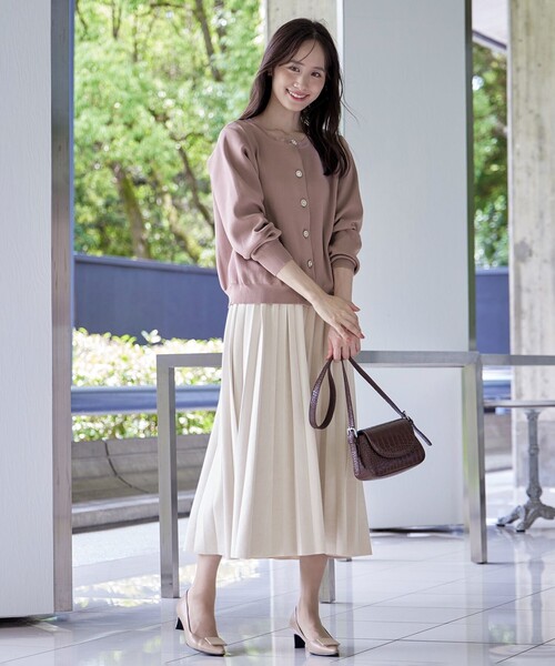 中空糸ビジューボタンカーディガン（カーディガン/ボレロ）｜Tiaclasse