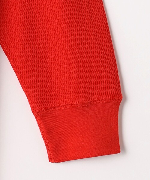 green label relaxing(グリーンレーベルリラクシング)の「BIGサーマル セミドルマンスリーブ ワンピース(ワンピース・レディース・ナチュラル/ブラック/レッド・FREE)」の7枚目の写真