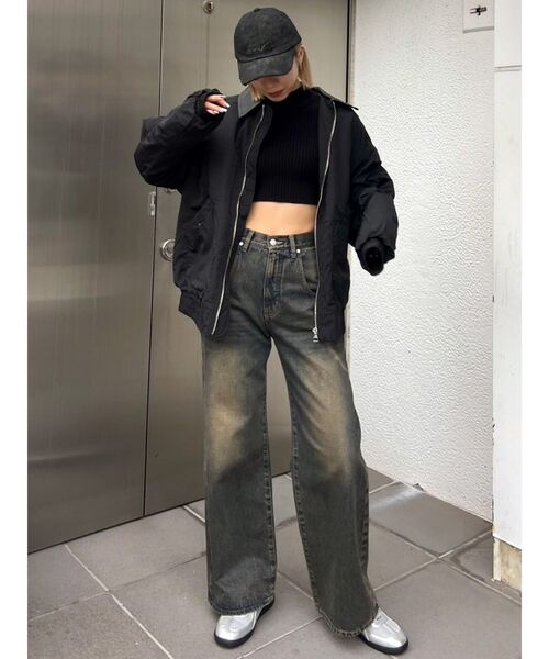 EMODA(エモダ)の「ハイネッククロップニット(ニット/セーター・レディース・その他1/ピンク/グレー/その他/ブラック/アイボリー・FREE)」の11枚目の写真