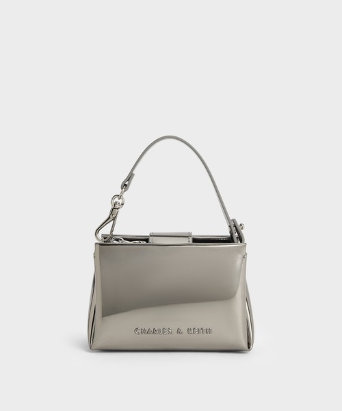 CHARLES & KEITH(チャールズ & キース)の「Bosie ボシー トップハンドルポーチ(ポーチ・レディース・スミクロ/シルバー系その他/ブラウン/ブルーグラス/クリーム/ピンク系その他3・XXS)」の6枚目の写真