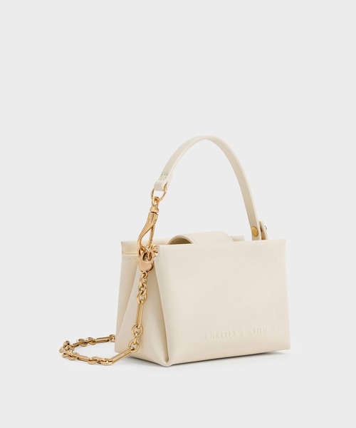 CHARLES & KEITH(チャールズ & キース)の「Bosie ボシー トップハンドルポーチ(ポーチ・レディース・スミクロ/シルバー系その他/ブラウン/ブルーグラス/クリーム/ピンク系その他3・XXS)」の20枚目の写真