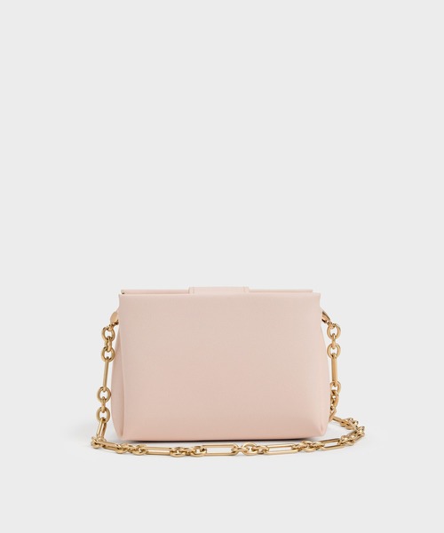 CHARLES & KEITH(チャールズ & キース)の「Bosie ボシー トップハンドルポーチ(ポーチ・レディース・スミクロ/シルバー系その他/ブラウン/ブルーグラス/クリーム/ピンク系その他3・XXS)」の7枚目の写真
