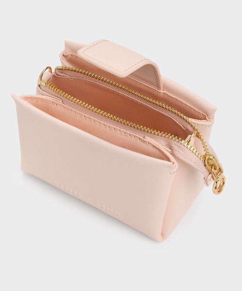 CHARLES & KEITH(チャールズ & キース)の「Bosie ボシー トップハンドルポーチ(ポーチ・レディース・スミクロ/シルバー系その他/ブラウン/ブルーグラス/クリーム/ピンク系その他3・XXS)」の9枚目の写真