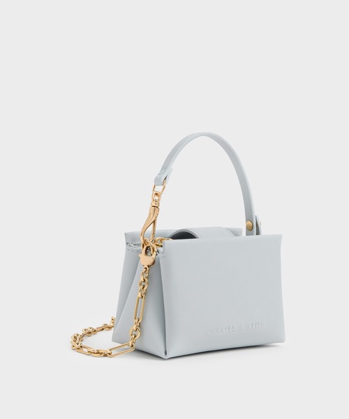 CHARLES & KEITH(チャールズ & キース)の「Bosie ボシー トップハンドルポーチ(ポーチ・レディース・スミクロ/シルバー系その他/ブラウン/ブルーグラス/クリーム/ピンク系その他3・XXS)」の13枚目の写真