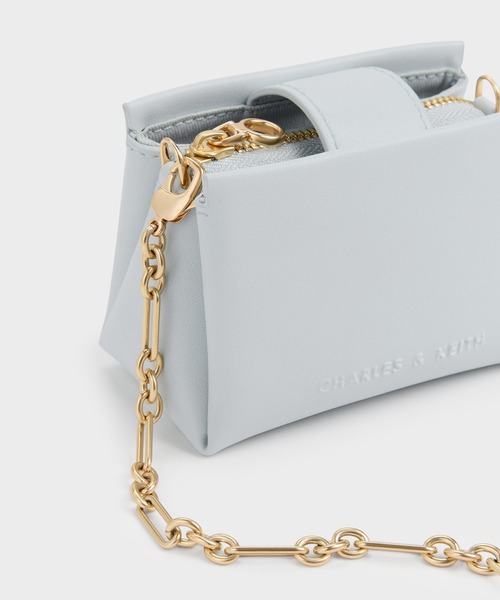 CHARLES & KEITH(チャールズ & キース)の「Bosie ボシー トップハンドルポーチ(ポーチ・レディース・スミクロ/シルバー系その他/ブラウン/ブルーグラス/クリーム/ピンク系その他3・XXS)」の15枚目の写真
