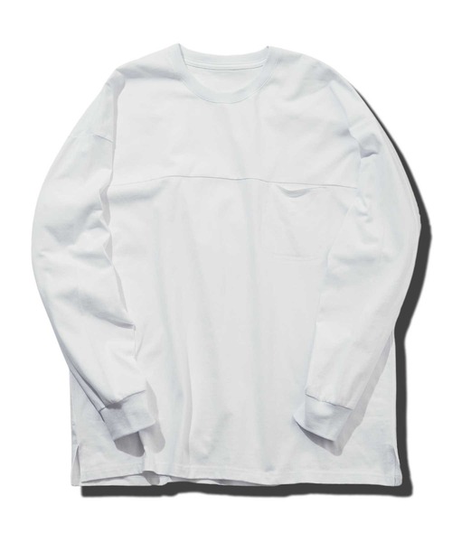 jiggys shop(ジギーズショップ)の「切り替えポケット付き長袖ロンTカットソー(Tシャツ/カットソー・メンズ・ブラック/チャコールグレー/ホワイト・MEDIUM/LARGE/X-LARGE)」の11枚目の写真