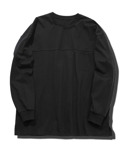 jiggys shop(ジギーズショップ)の「切り替えポケット付き長袖ロンTカットソー(Tシャツ/カットソー・メンズ・ブラック/チャコールグレー/ホワイト・MEDIUM/LARGE/X-LARGE)」の13枚目の写真