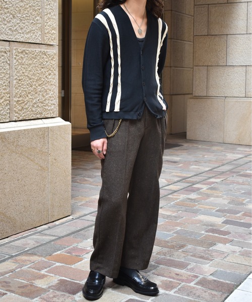 シンチバックツイードスラックス【セットアップ対応】（スラックス