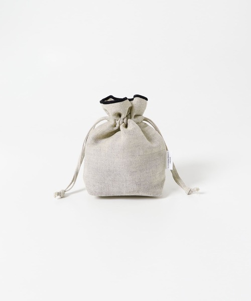 DOORS LIVING PRODUCTS コットンリネンライン巾着SS（ポーチ）｜URBAN