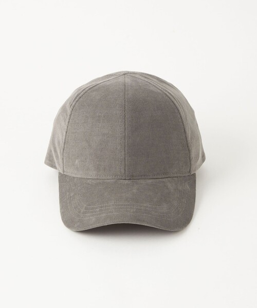 green label relaxing(グリーンレーベルリラクシング)の「コーデュロイ バイザーキャップ(キャップ・レディース・オフホワイト/ベージュ/モカ/グレー/ブラック/ネイビー・FREE)」の11枚目の写真