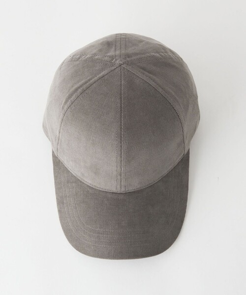 green label relaxing(グリーンレーベルリラクシング)の「コーデュロイ バイザーキャップ(キャップ・レディース・オフホワイト/ベージュ/モカ/グレー/ブラック/ネイビー・FREE)」の14枚目の写真