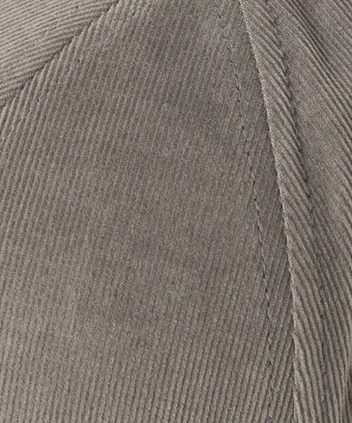 green label relaxing(グリーンレーベルリラクシング)の「コーデュロイ バイザーキャップ(キャップ・レディース・オフホワイト/ベージュ/モカ/グレー/ブラック/ネイビー・FREE)」の16枚目の写真
