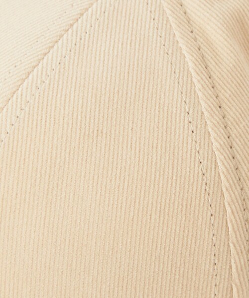 green label relaxing(グリーンレーベルリラクシング)の「コーデュロイ バイザーキャップ(キャップ・レディース・オフホワイト/ベージュ/モカ/グレー/ブラック/ネイビー・FREE)」の22枚目の写真