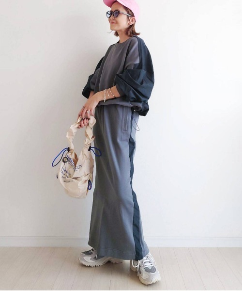 スコットクラブ LASUD 異素材　トレーナー スコットクラブ LASUD 異素材 トレーナー