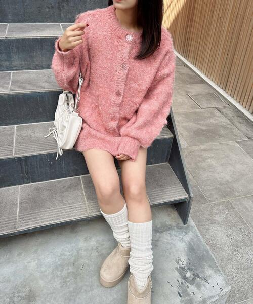 INGNI（イング）の「リボンギャザーショルダーバッグ／Ａ（ショルダーバッグ・レディース・アイボリー/ブラック・-）」の7枚目の写真