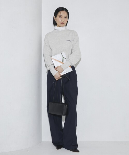 Firsthand（ファーストハンド）の「MA Firsthand/マ ファーストハンド LOGO CREW SWEAT / ロゴクルースウェット（スウェット・レディース・オフホワイト/レッド/ネイビー/ブラック・ﾌﾘ-）」の8枚目の写真