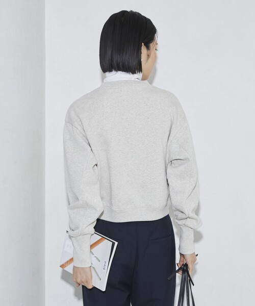 Firsthand（ファーストハンド）の「MA Firsthand/マ ファーストハンド LOGO CREW SWEAT / ロゴクルースウェット（スウェット・レディース・オフホワイト/レッド/ネイビー/ブラック・ﾌﾘ-）」の12枚目の写真