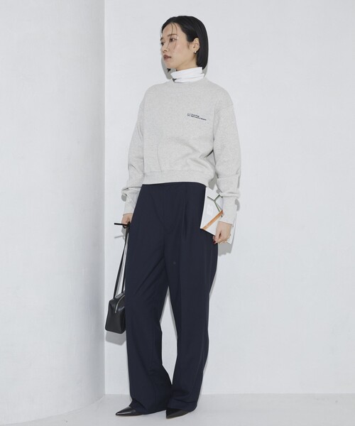 Firsthand（ファーストハンド）の「MA Firsthand/マ ファーストハンド LOGO CREW SWEAT / ロゴクルースウェット（スウェット・レディース・オフホワイト/レッド/ネイビー/ブラック・ﾌﾘ-）」の19枚目の写真