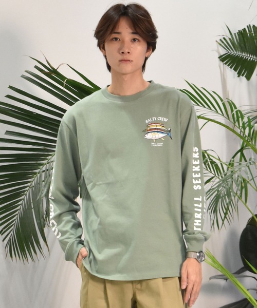 5/6限定値下　BEARDSLEY バックプリーツ 長袖Tシャツ BEARDSLEY 「BEARDSLEY」 長袖カットソー FREE ホワイト