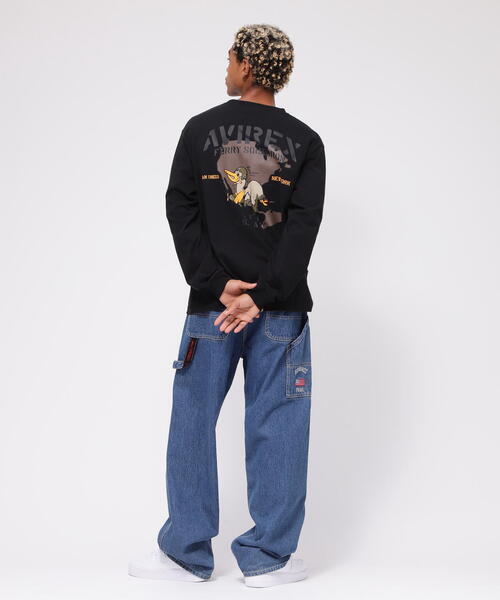【セール】《WEB&DEPOT限定》LONGSLEEVE T-SHIRT 'SQUADRON' / 長袖Tシャツ 'スクワドロン' / AVIREX / アヴィレックス（Tシャツ/カットソー）｜AVIREX（アヴィレックス）