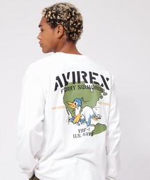 AVIREX(ABbNX)́sWEB&DEPOTtLONGSLEEVE T-SHIRT "SQUADRON" / TVc "XNh" / AVIREX / ABbNX(TVc/Jbg\[)