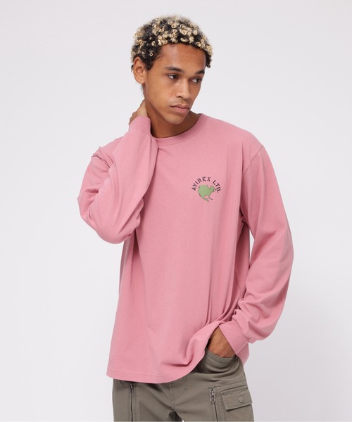 【セール】《WEB&DEPOT限定》LONGSLEEVE T-SHIRT 'SQUADRON' / 長袖Tシャツ 'スクワドロン' / AVIREX / アヴィレックス（Tシャツ/カットソー）｜AVIREX（アヴィレックス）