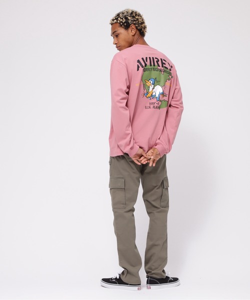 【セール】《WEB&DEPOT限定》LONGSLEEVE T-SHIRT 'SQUADRON' / 長袖Tシャツ 'スクワドロン' / AVIREX / アヴィレックス（Tシャツ/カットソー）｜AVIREX（アヴィレックス）