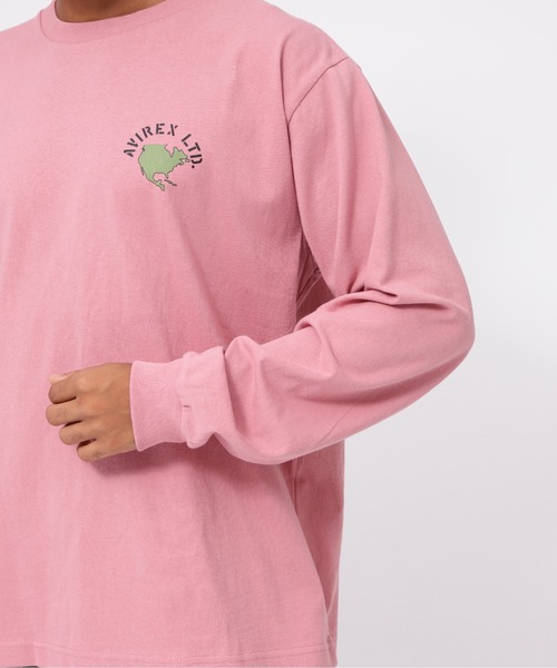 【セール】《WEB&DEPOT限定》LONGSLEEVE T-SHIRT 'SQUADRON' / 長袖Tシャツ 'スクワドロン' / AVIREX / アヴィレックス（Tシャツ/カットソー）｜AVIREX（アヴィレックス）
