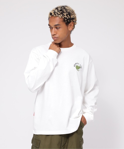 【セール】《WEB&DEPOT限定》LONGSLEEVE T-SHIRT 'SQUADRON' / 長袖Tシャツ 'スクワドロン' / AVIREX / アヴィレックス（Tシャツ/カットソー）｜AVIREX（アヴィレックス）