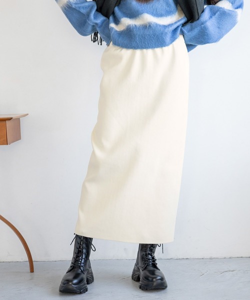 LOWRYS FARM（ローリーズファーム）の「スポンディッシュタイトスカート 116713（スカート・レディース・ブラック系その他/レッド/ブラック系その他2/ブラック/アイボリー/チャコールグレー/ブラウン・FREE）」の15枚目の写真