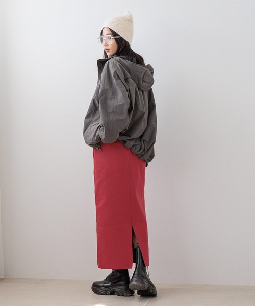 LOWRYS FARM（ローリーズファーム）の「スポンディッシュタイトスカート 116713（スカート・レディース・ブラック系その他/レッド/ブラック系その他2/ブラック/アイボリー/チャコールグレー/ブラウン・FREE）」の22枚目の写真