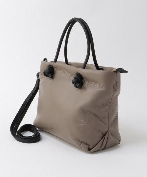 Jines(ジネス)の「ソフトボディ 2WAYショルダーBAG【BEAURE】(トートバッグ・レディース・アッシュブラウン/ブルー・フリー)」の7枚目の写真