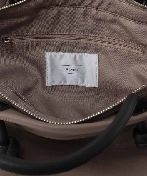 Jines(ジネス)の「ソフトボディ 2WAYショルダーBAG【BEAURE】(トートバッグ・レディース・アッシュブラウン/ブルー・フリー)」の12枚目の写真