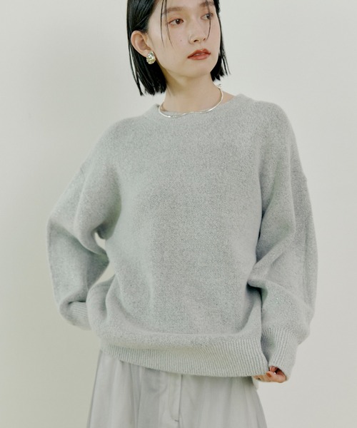 【セール】エアリービッグシルエットニット（ニット/セーター）｜Stylevoice for xxx（スタイルヴォイスフォー）