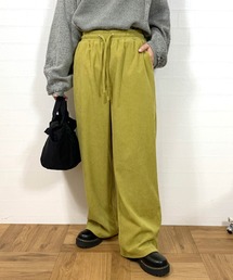 コーデュロイイージーパンツ