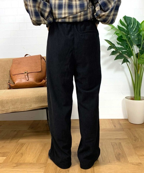 CRB(シーアールビー)の「コーデュロイイージーパンツ(カーゴパンツ・レディース・アイボリー/ブラック/カーキ/ブルー/オレンジ/ベージュ/ライム/ライトグレー・F)」の19枚目の写真