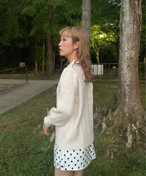suzie angel（スージー エンジェル）の「ケーブル編み オーバーサイズ ニット（ニット/セーター・レディース・ベージュ・FREE）」の16枚目の写真