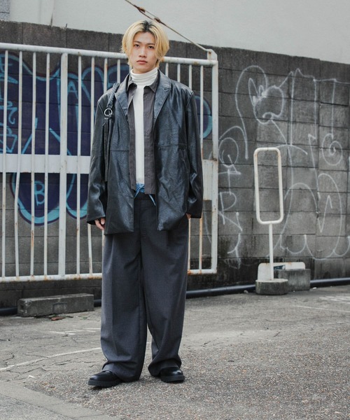 セール】フェイクレザーミドルジャケット（その他アウター）｜SENSE OF