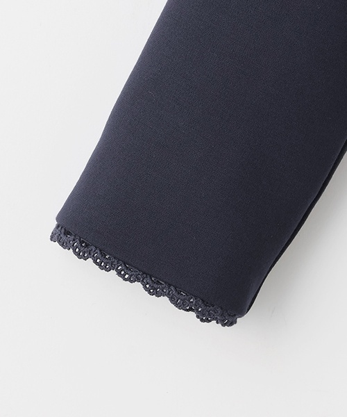 花モチーフ裾スカラップ ジャケット（スーツジャケット）｜mezzo piano