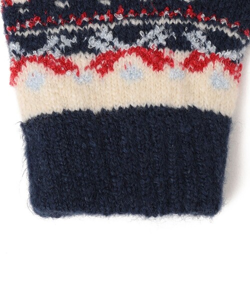 SHIPS（シップス）の「SHIPS KIDS:ジャカード グローブ（手袋・キッズ・ブラウン/ネイビー・SMALL/MEDIUM）」の6枚目の写真