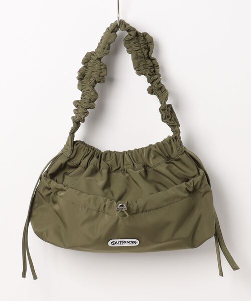 OUTDOOR PRODUCTS（アウトドアプロダクツ）の「OUTDOOR PRODUCTS/アウトドアプロダクツ　絞りハンドバッグ（ハンドバッグ・レディース・ブラック/カーキ/パープル・ONE SIZE）」の9枚目の写真