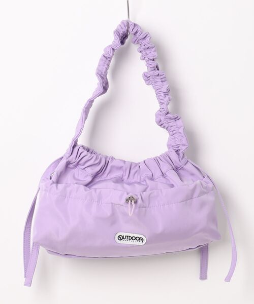 OUTDOOR PRODUCTS（アウトドアプロダクツ）の「OUTDOOR PRODUCTS/アウトドアプロダクツ　絞りハンドバッグ（ハンドバッグ・レディース・ブラック/カーキ/パープル・ONE SIZE）」の8枚目の写真