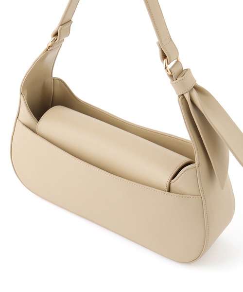 ROPE' PICNIC(ロペピクニック)の「リボンディテールワンハンドルバッグ(ハンドバッグ・レディース・ブラック/ベージュ・FREE)」の10枚目の写真