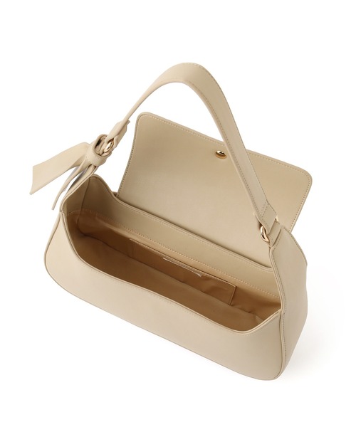 ROPE' PICNIC(ロペピクニック)の「リボンディテールワンハンドルバッグ(ハンドバッグ・レディース・ブラック/ベージュ・FREE)」の12枚目の写真